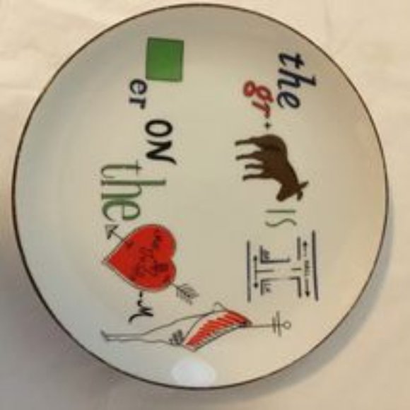 Vintage Rare 70s Ivory 7 1/2" Plates Gold Trim TASTE BETTER COLLECTION Choose 1 - Picture 5 of 11